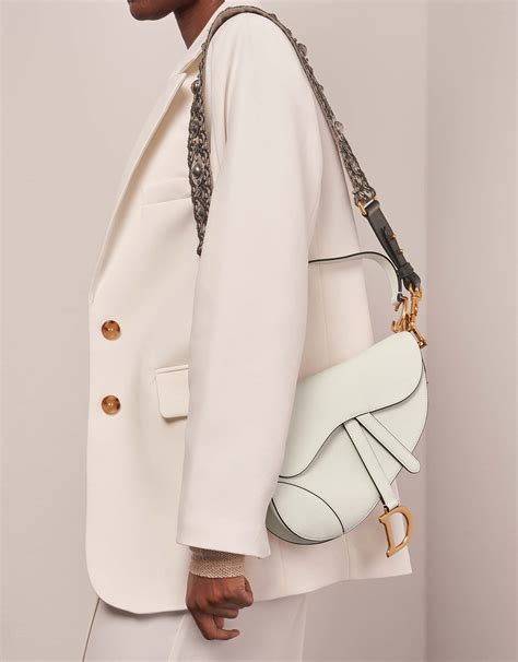 dior saddle bag white rechnung|Dior saddle bag original.